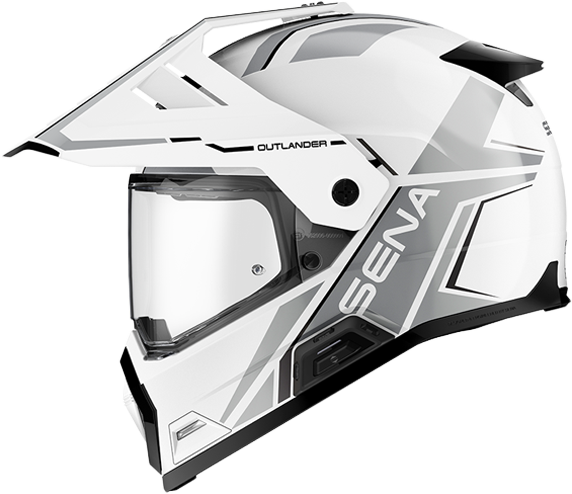 Outlander  Smart Ds Helmet White Lg