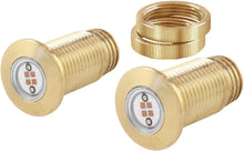 Lightning Boltz Amber Led Brass