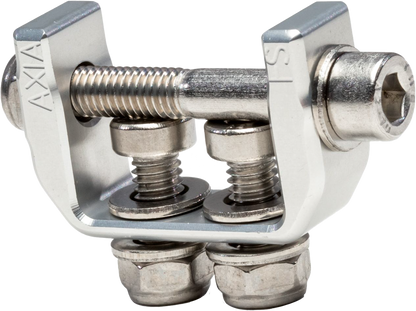 Flat Surface Mounting Clamp Chrome