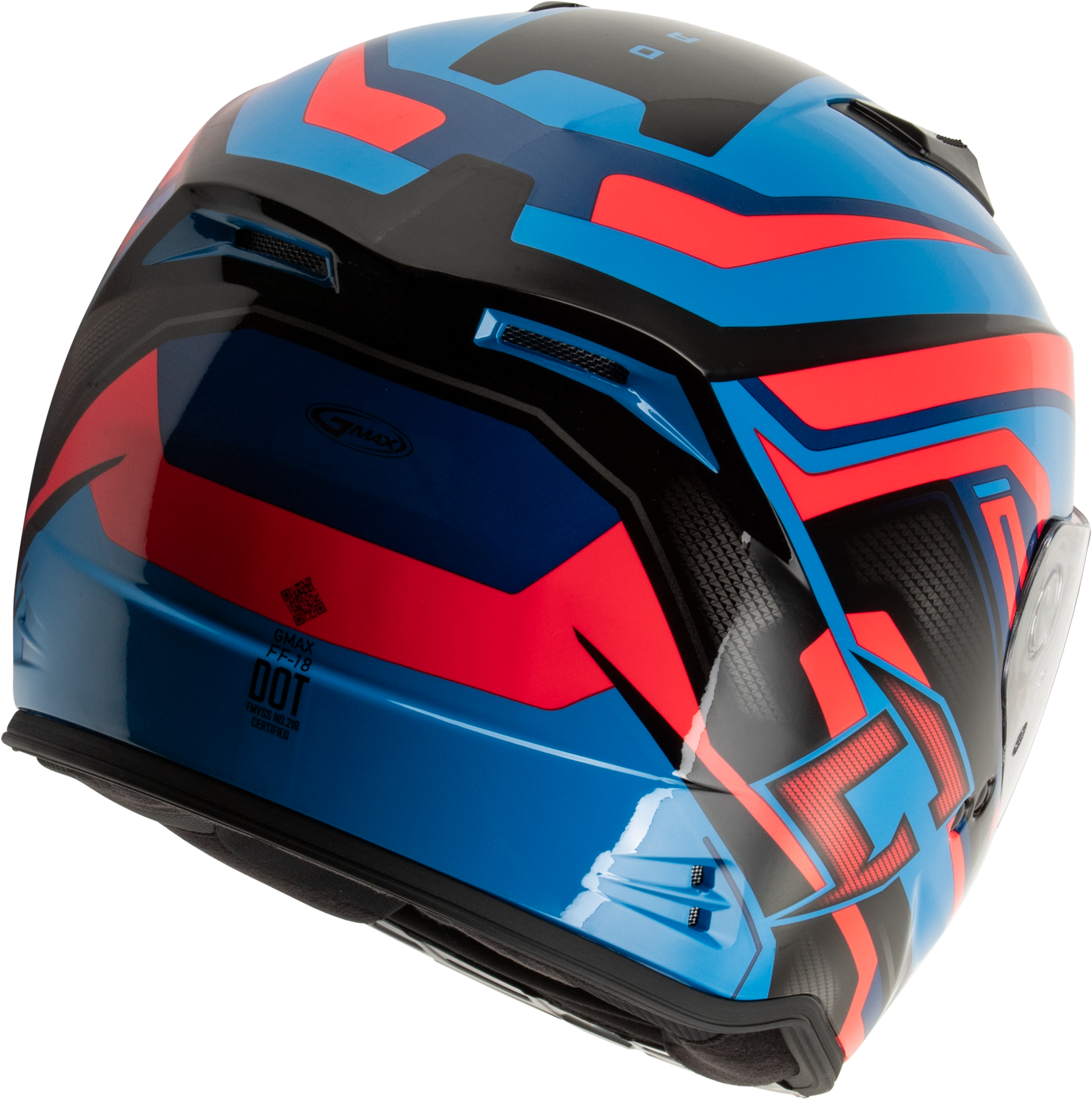 Ff 18 Drift Helmet Black/Blue/Red Lg