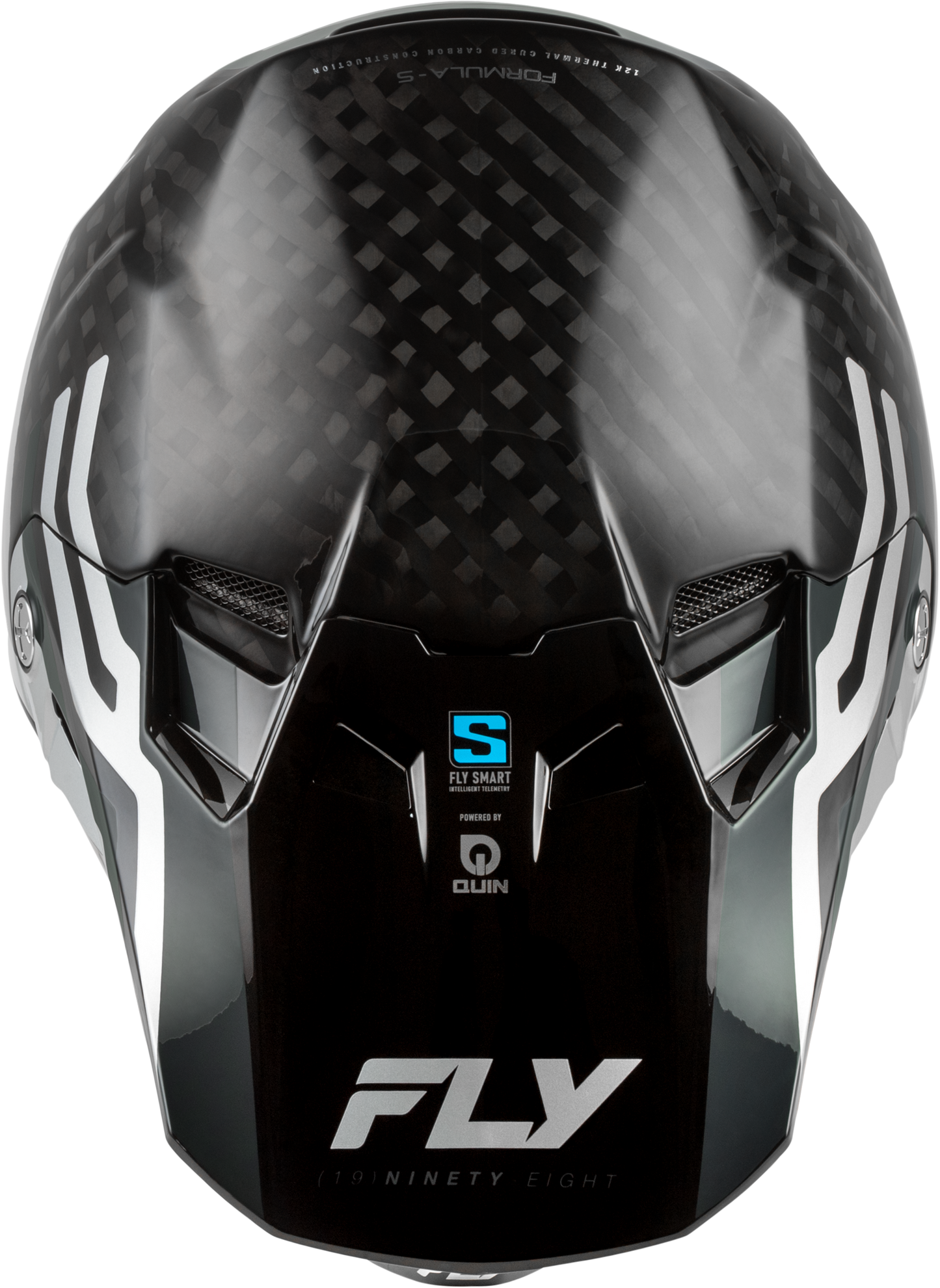 Formula S Carbon Byte Helmet Black Carbon/Grey/Silver Lg