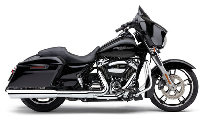 909 Twins 4" Slip Ons Chrome Flh/Flt 17 22
