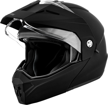 Md 74 Solid Helmets Matte Black Xs