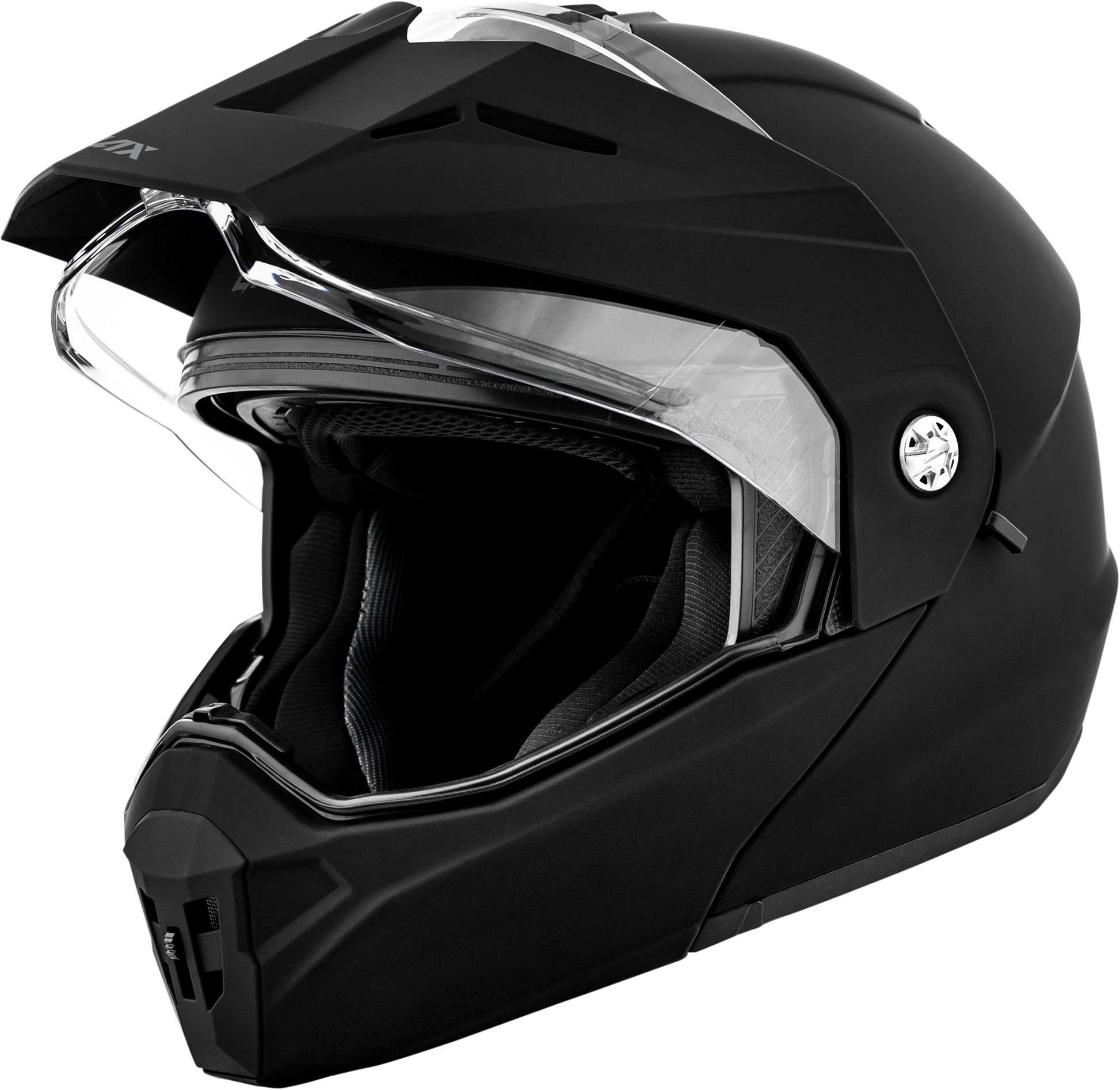 Md 74 Solid Helmets Matte Black 3x