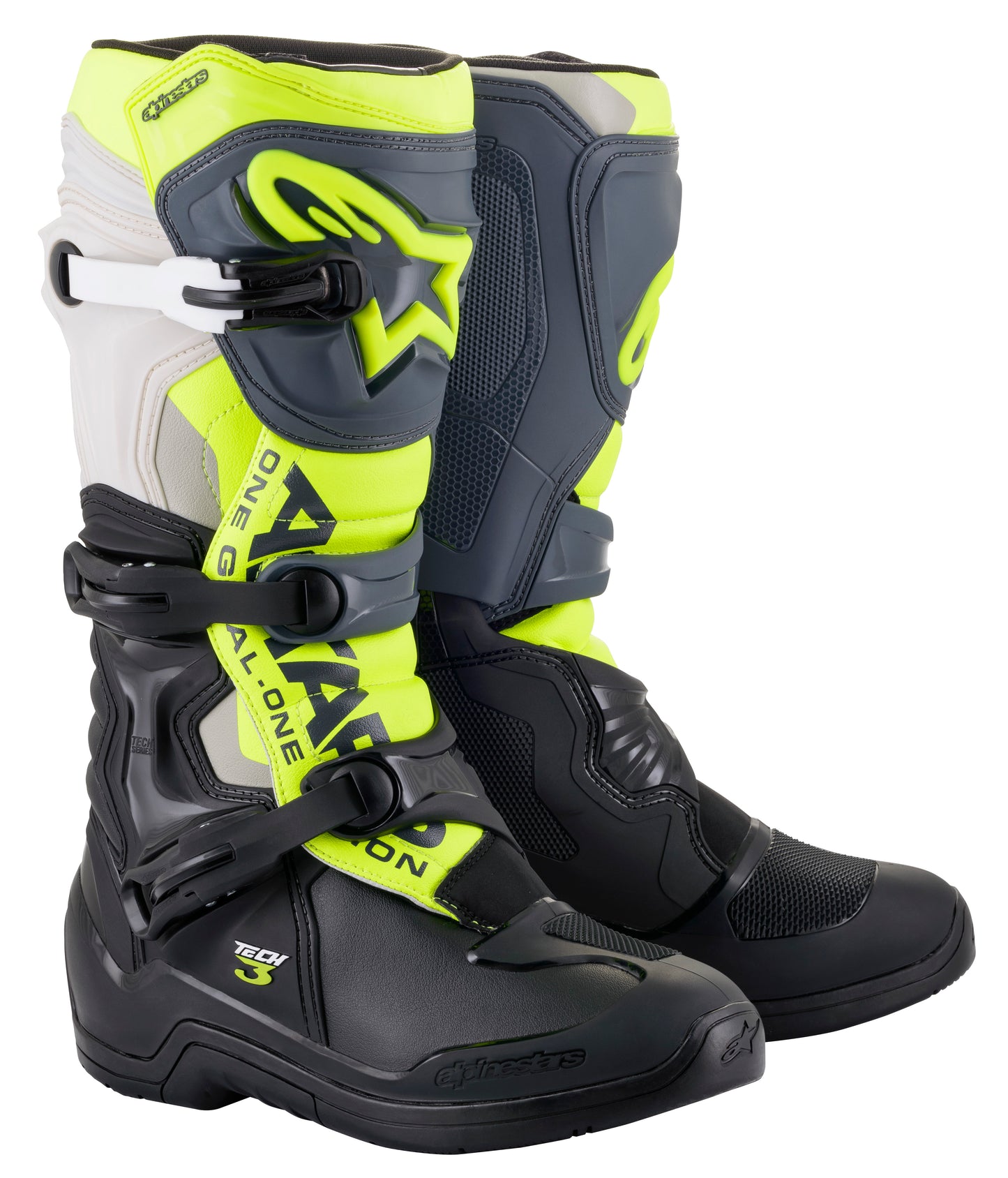 Tech 3 Boots Blk/Cool Grey/Ylw/Fluo Sz 16