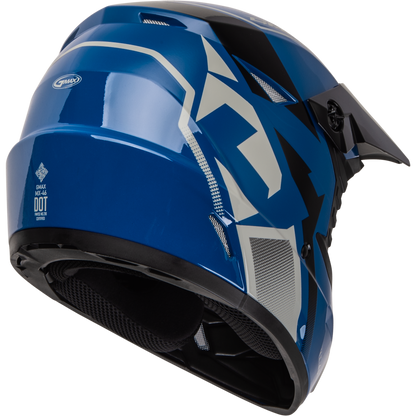 Mx 46 Compound Helmet Blue/Black/Grey Ys