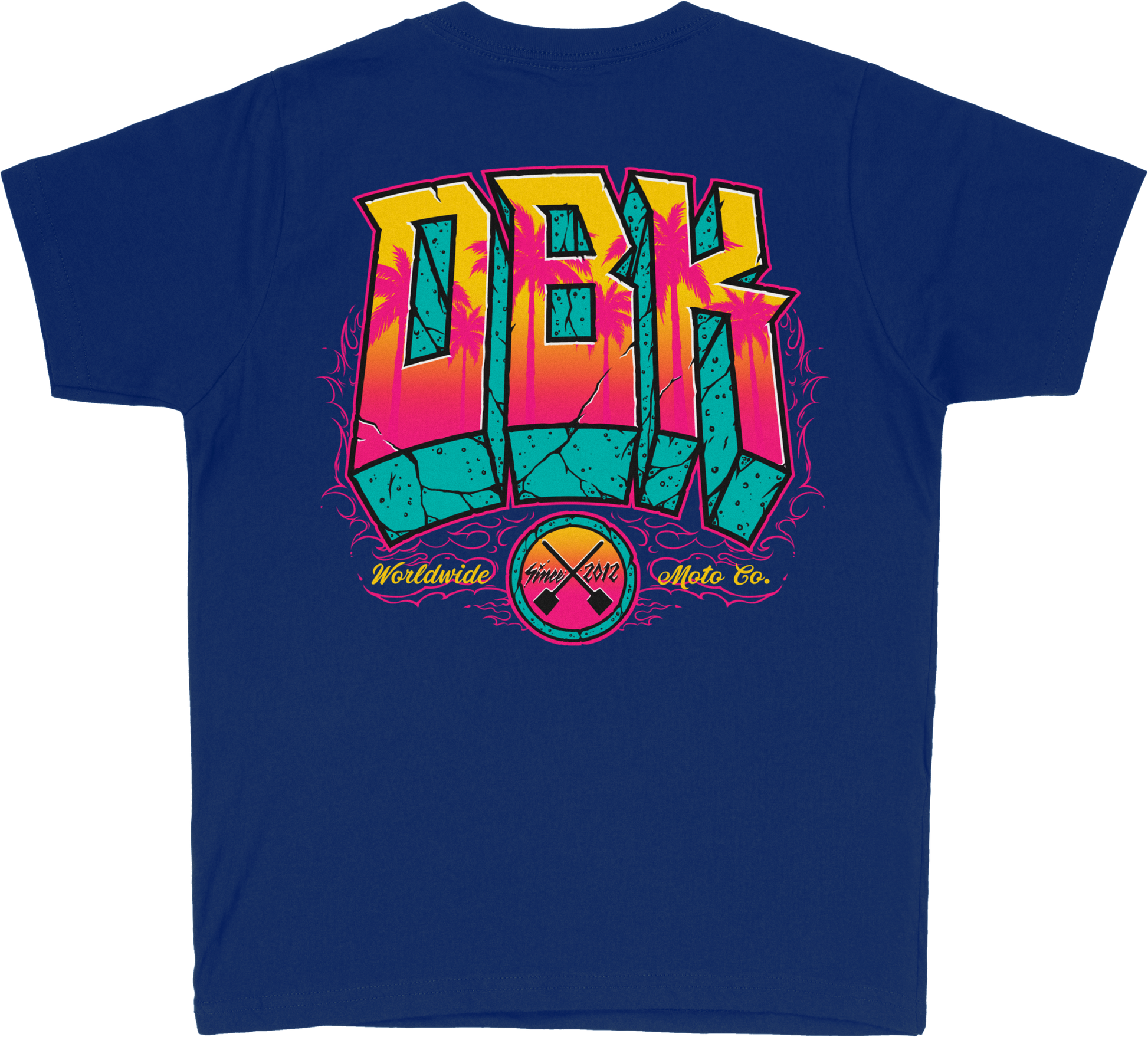 Block X Block Youth Tee Royal Yl