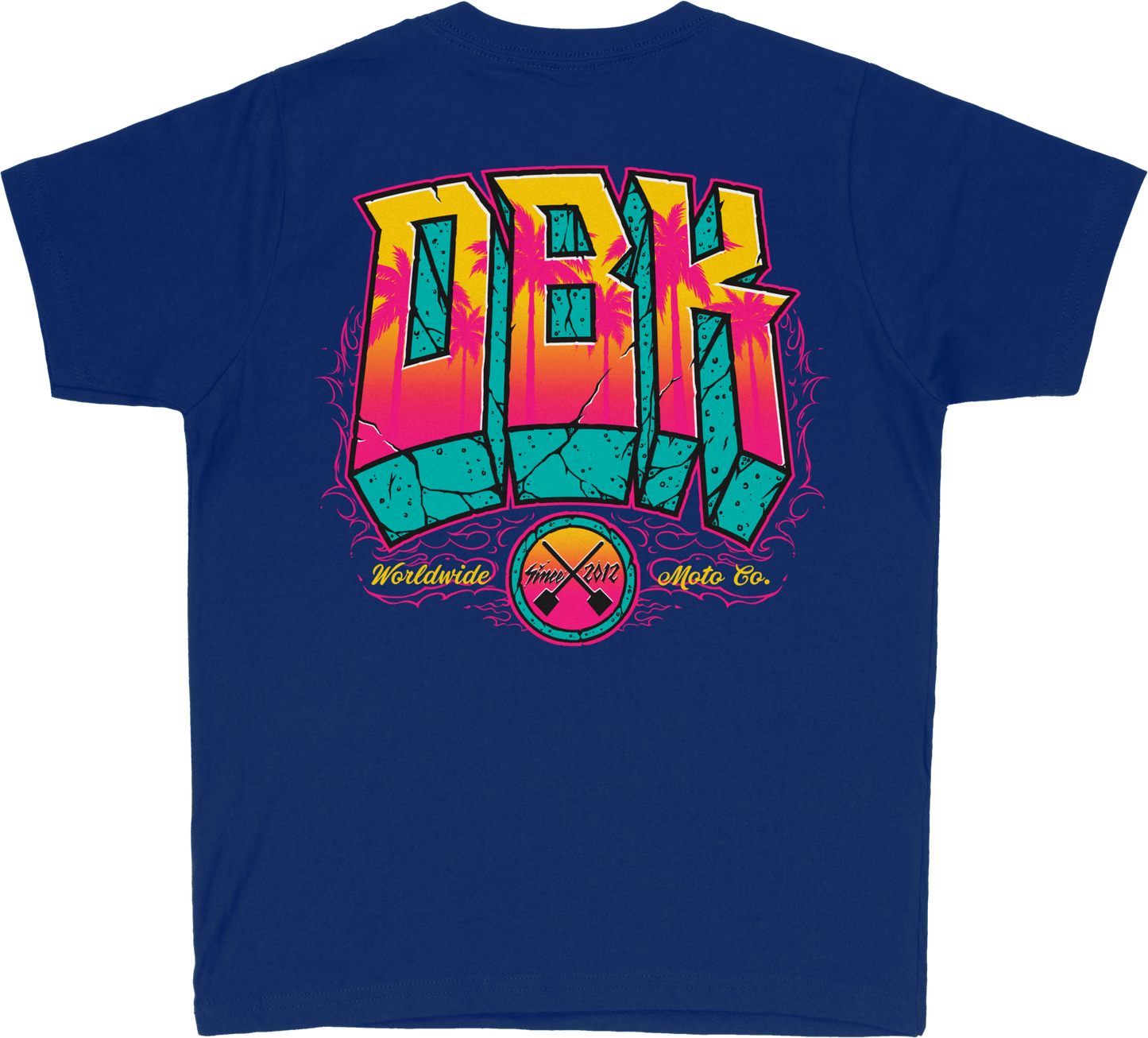 Block X Block Youth Tee Royal Ys