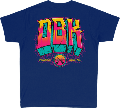 Block X Block Youth Tee Royal Ym
