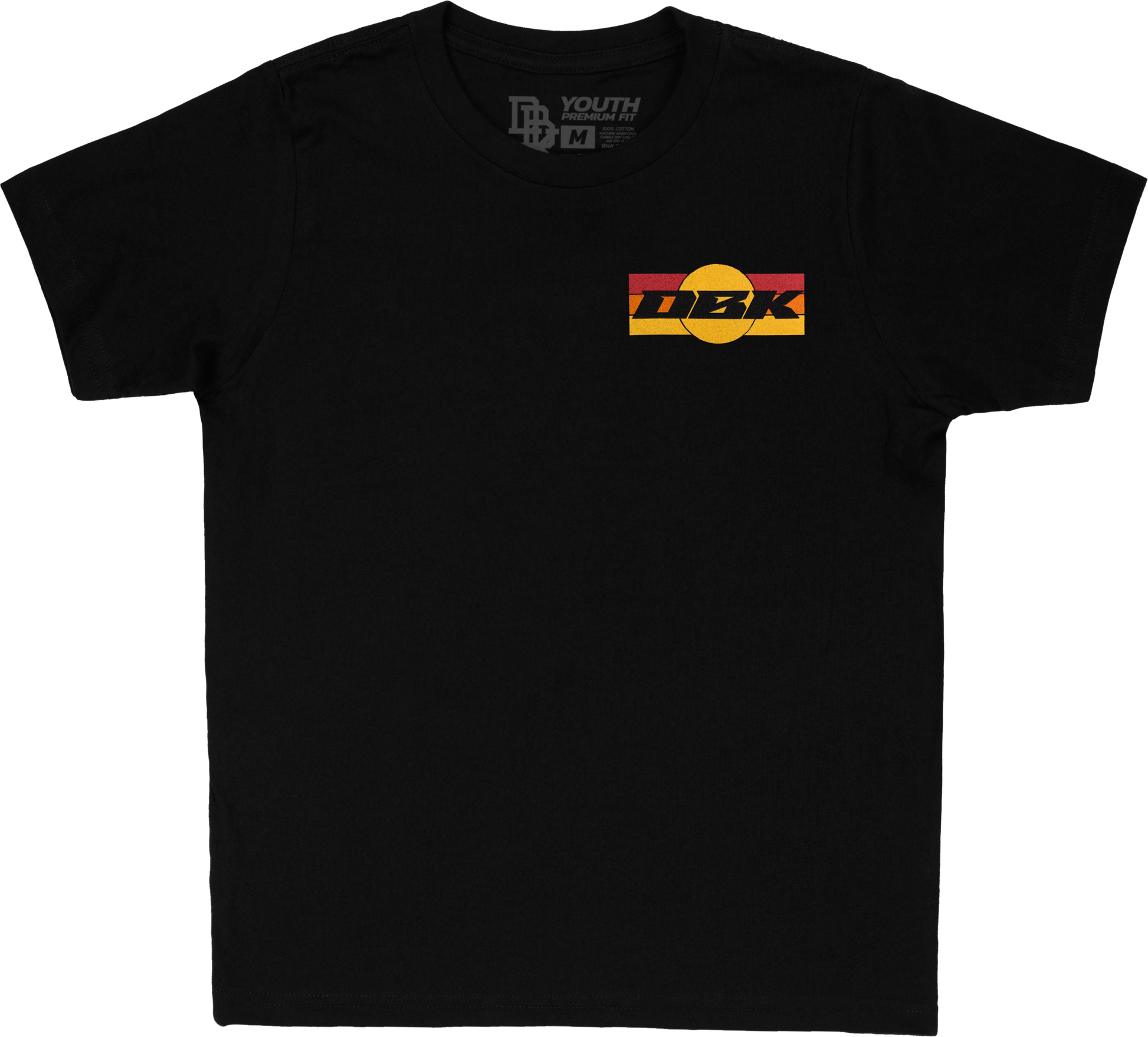 Sunday Stripe Youth Tee Black Ym