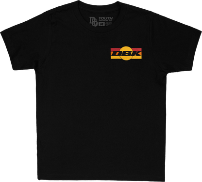 Sunday Stripe Youth Tee Black Ym