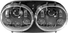 Headlight Dual Black Road Glide `04 13