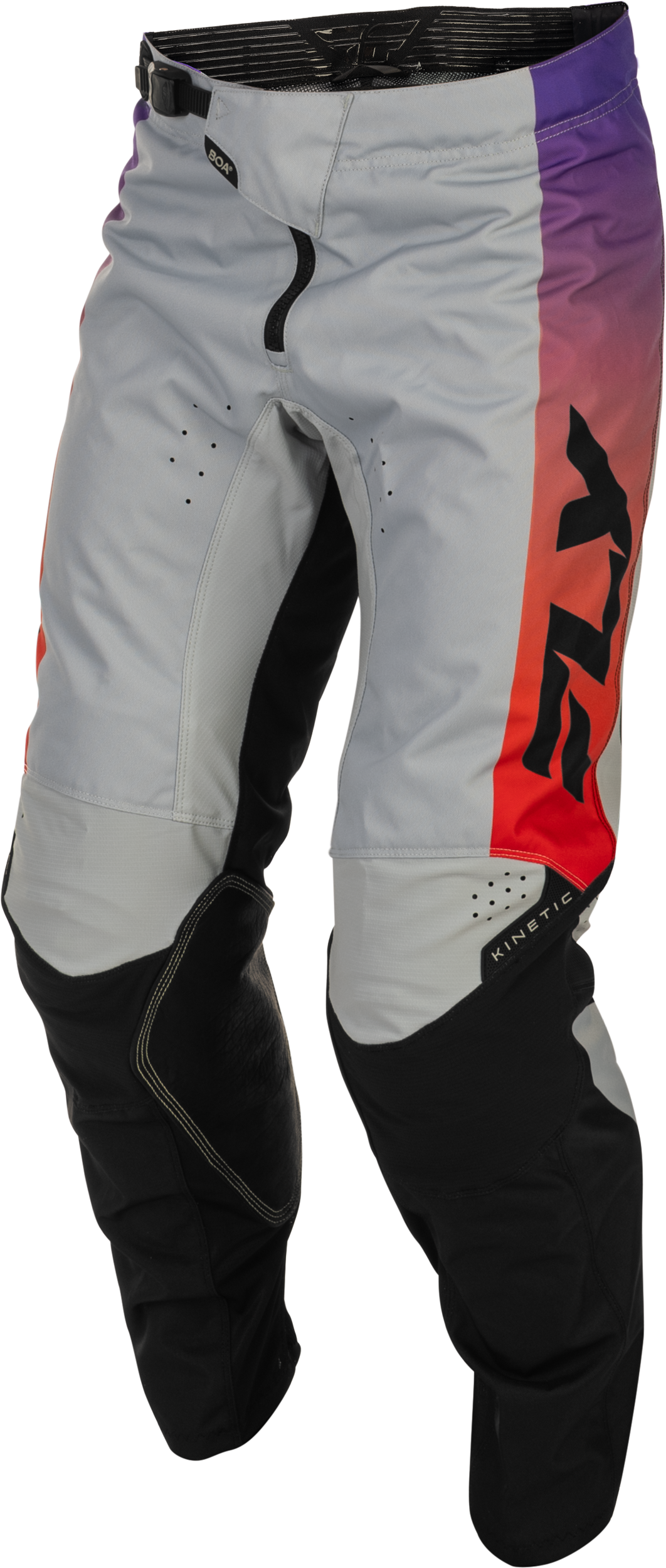 Kinetic Pants Grey/Red/Purple/Black Sz 40