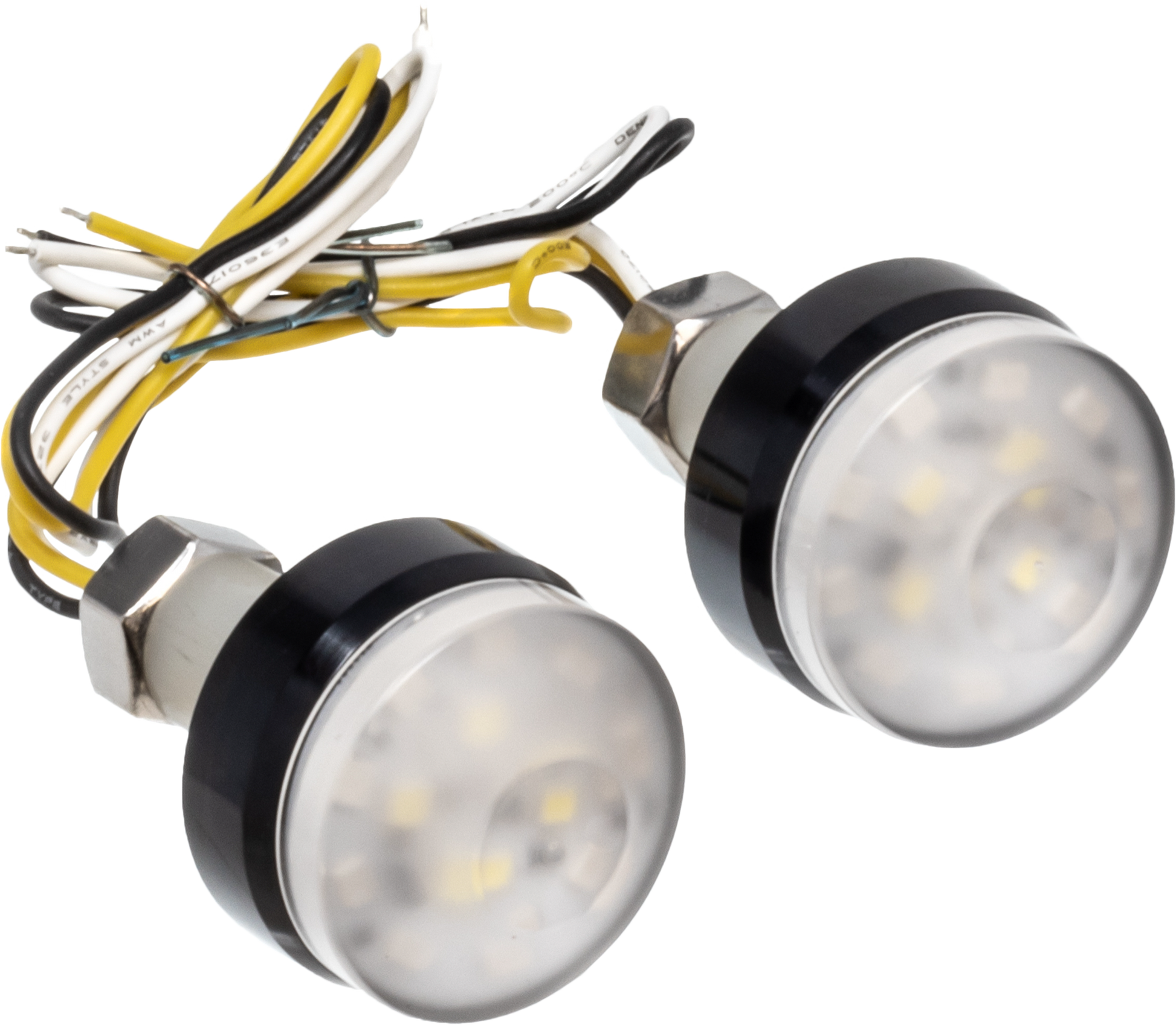 Grip Light Led Flush Black White/Amber