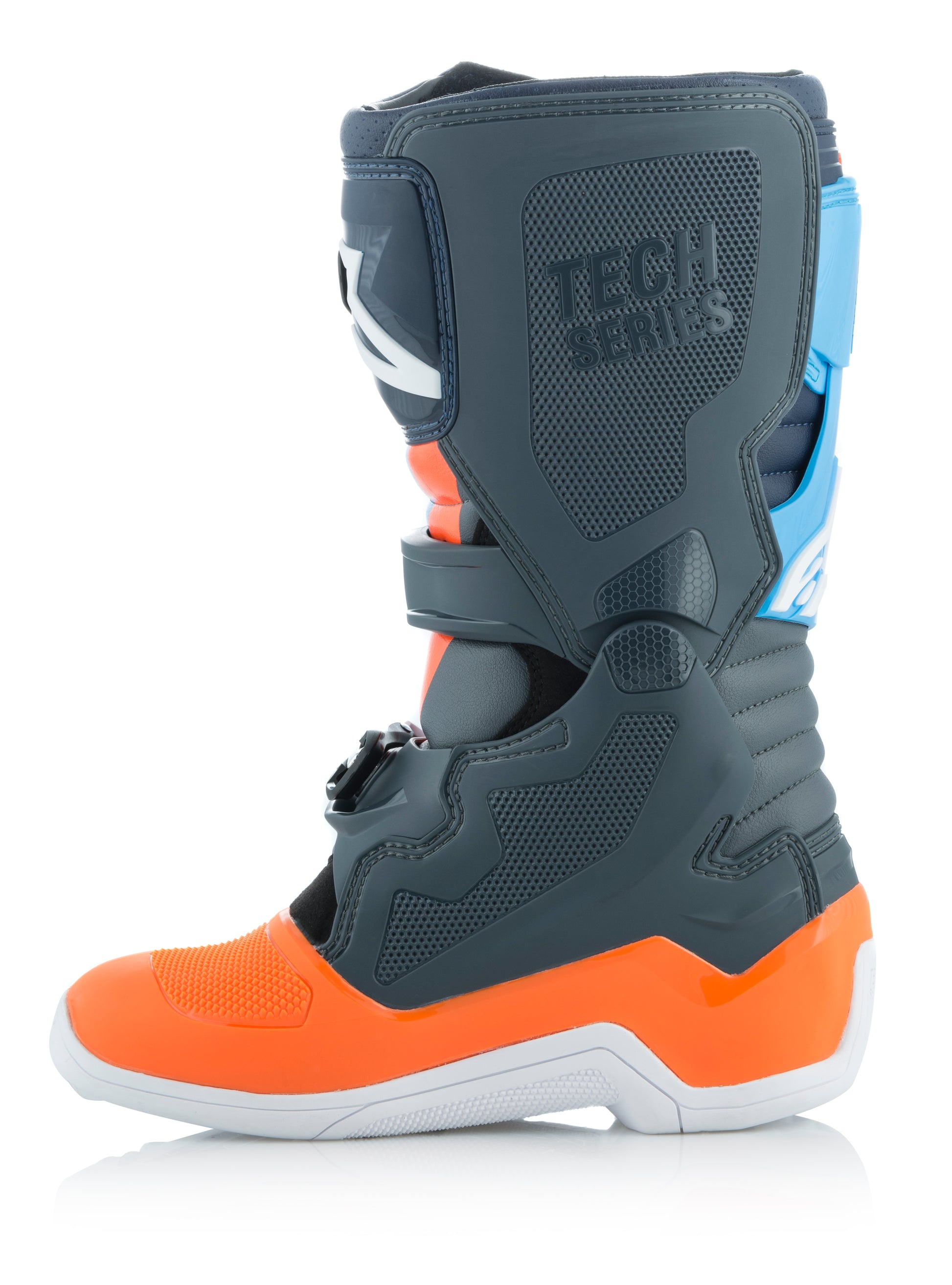 Tech 7s Magneto Le Boots Anthracite/Orange Sz 06