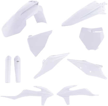 Full Plastic Kit Ktm White