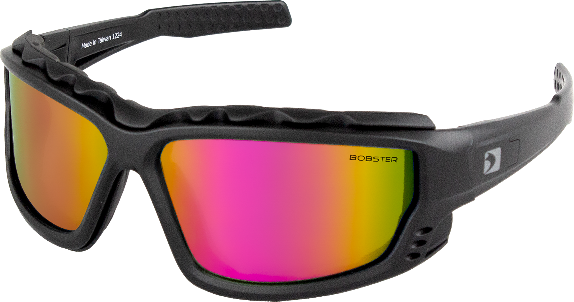 Pch Convertible Glasses Blk W/ Crimson Pink & Ylw Lens