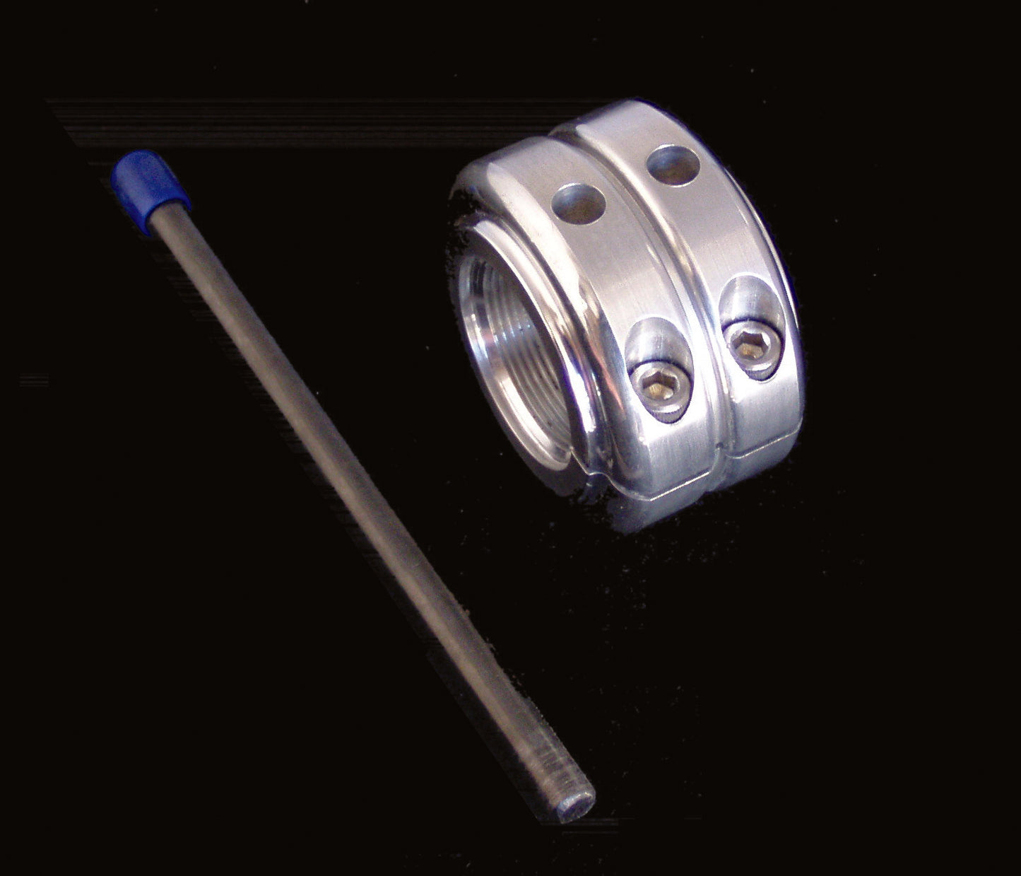 Axle Locking Nut   Double (Silver)