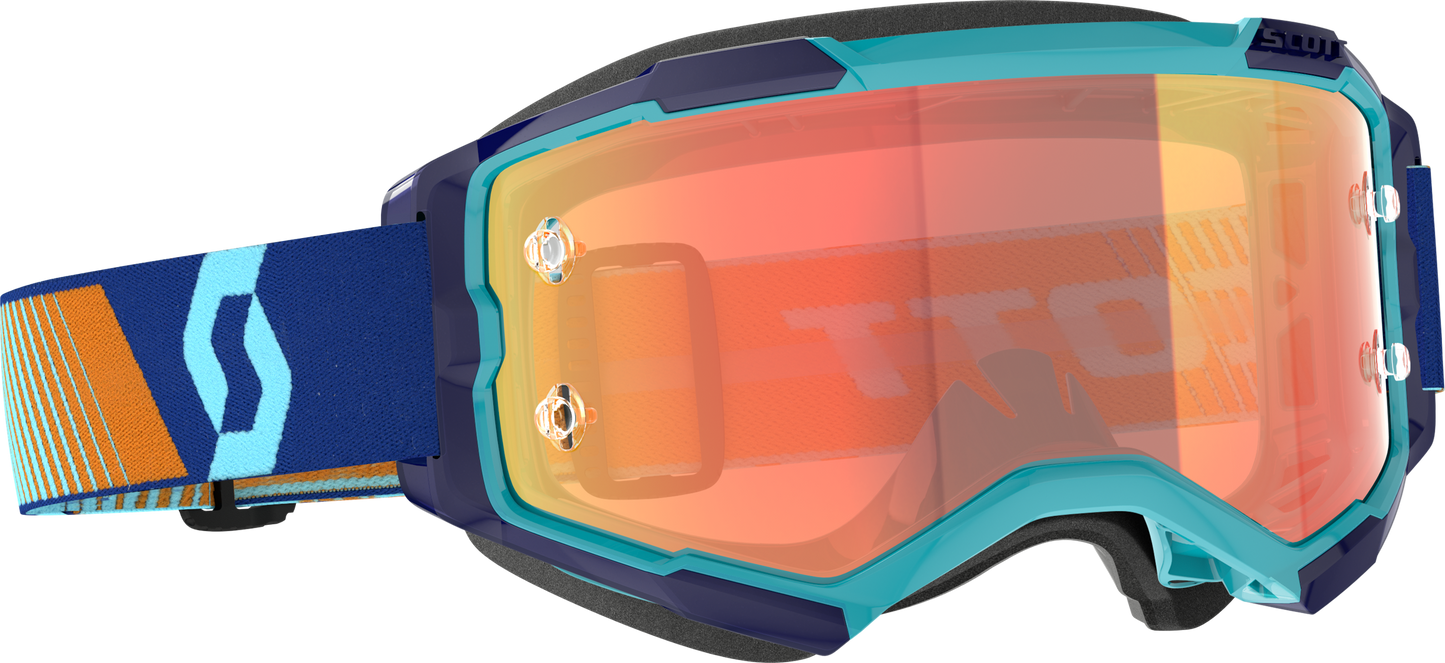 Fury Goggle Royal Blue/Org Orange Chrome Works