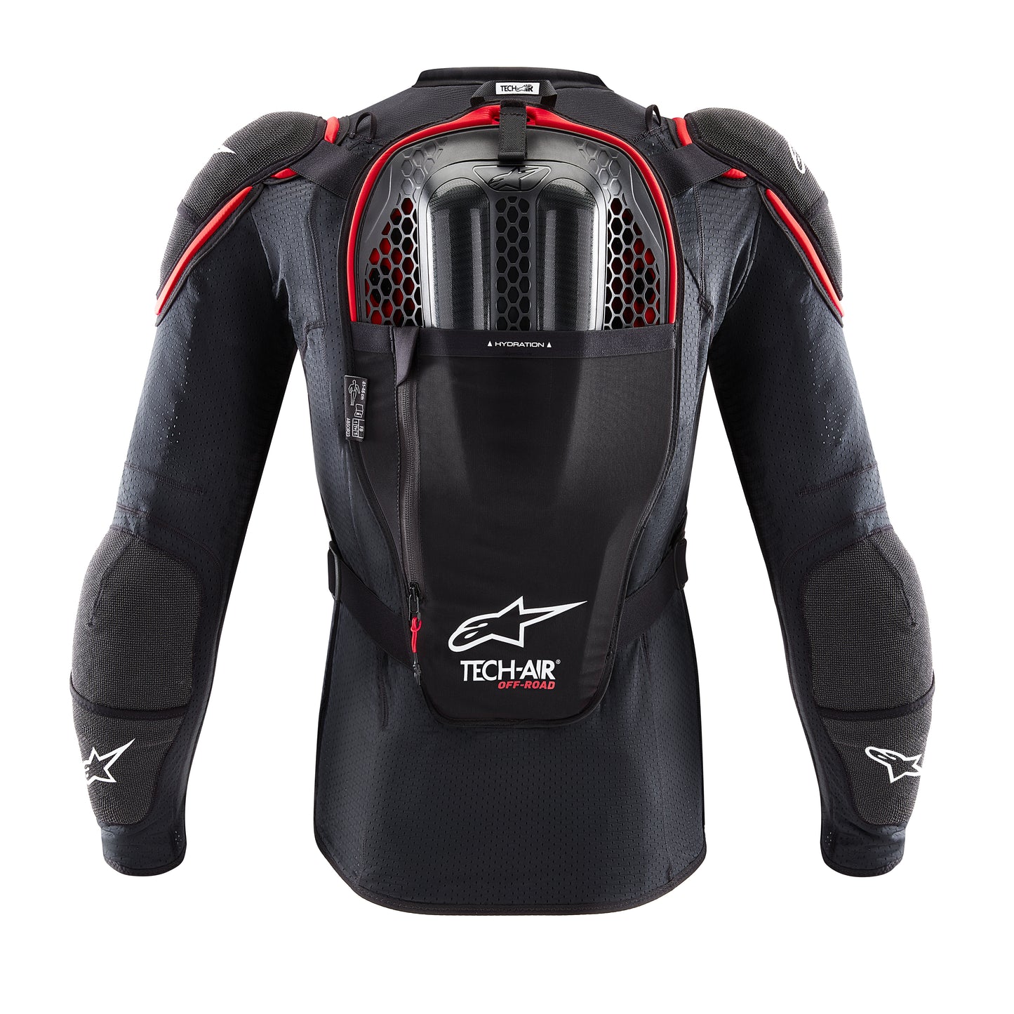 Tech Air Off Road System Black/Red Sm
