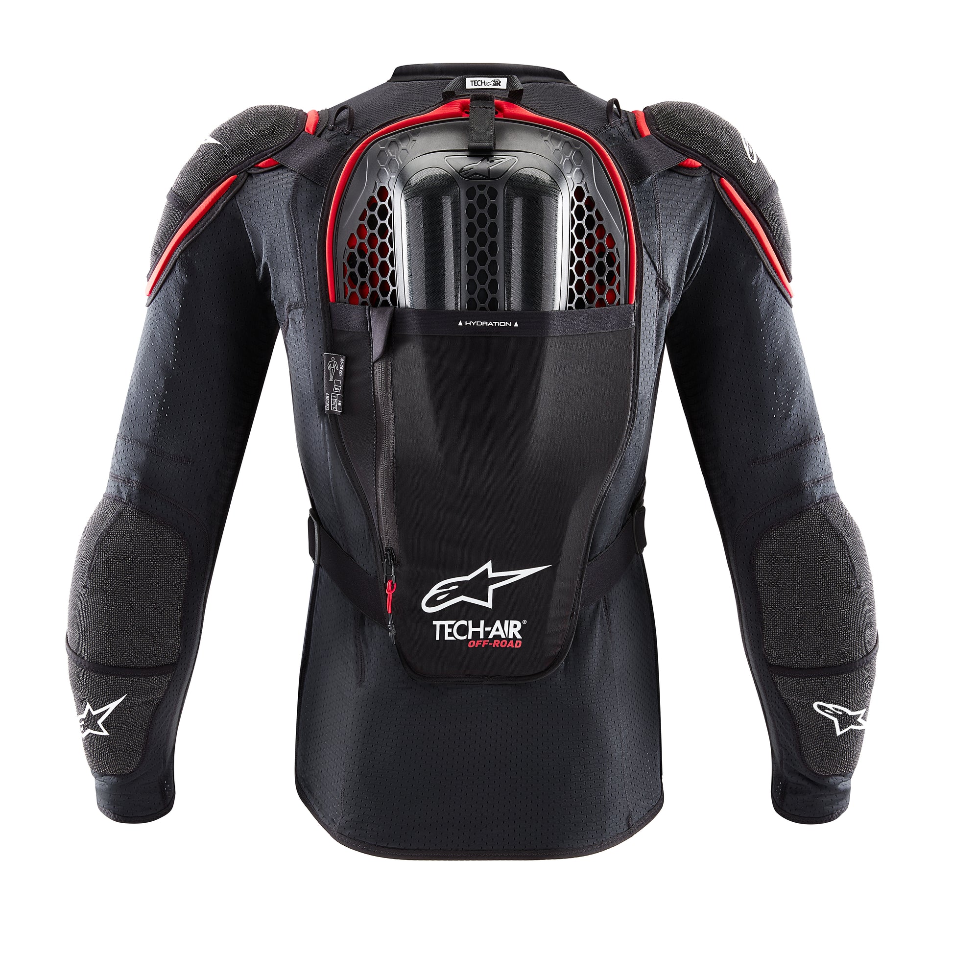 Tech Air Off Road System Black/Red Md