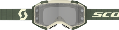 Fury Ls Goggle Kaki Green Ls Grey Works