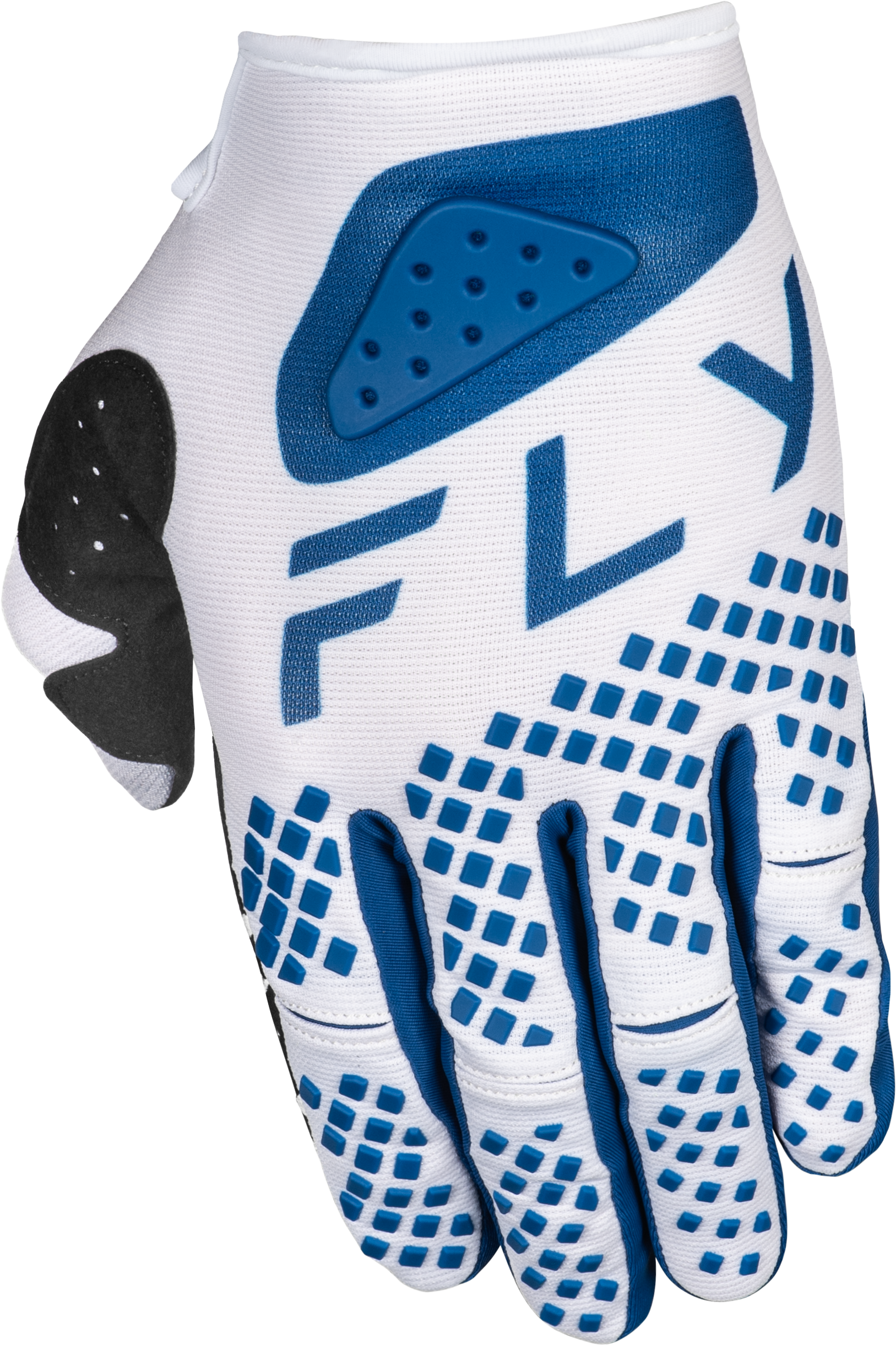 Kinetic Center Gloves White/Navy Xs