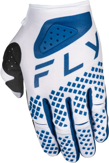 Kinetic Center Gloves White/Navy Xs