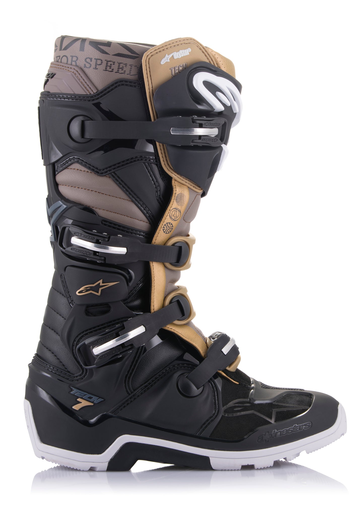 Tech 7 Enduro Ds Boots Black/Grey/Gold Sz 13
