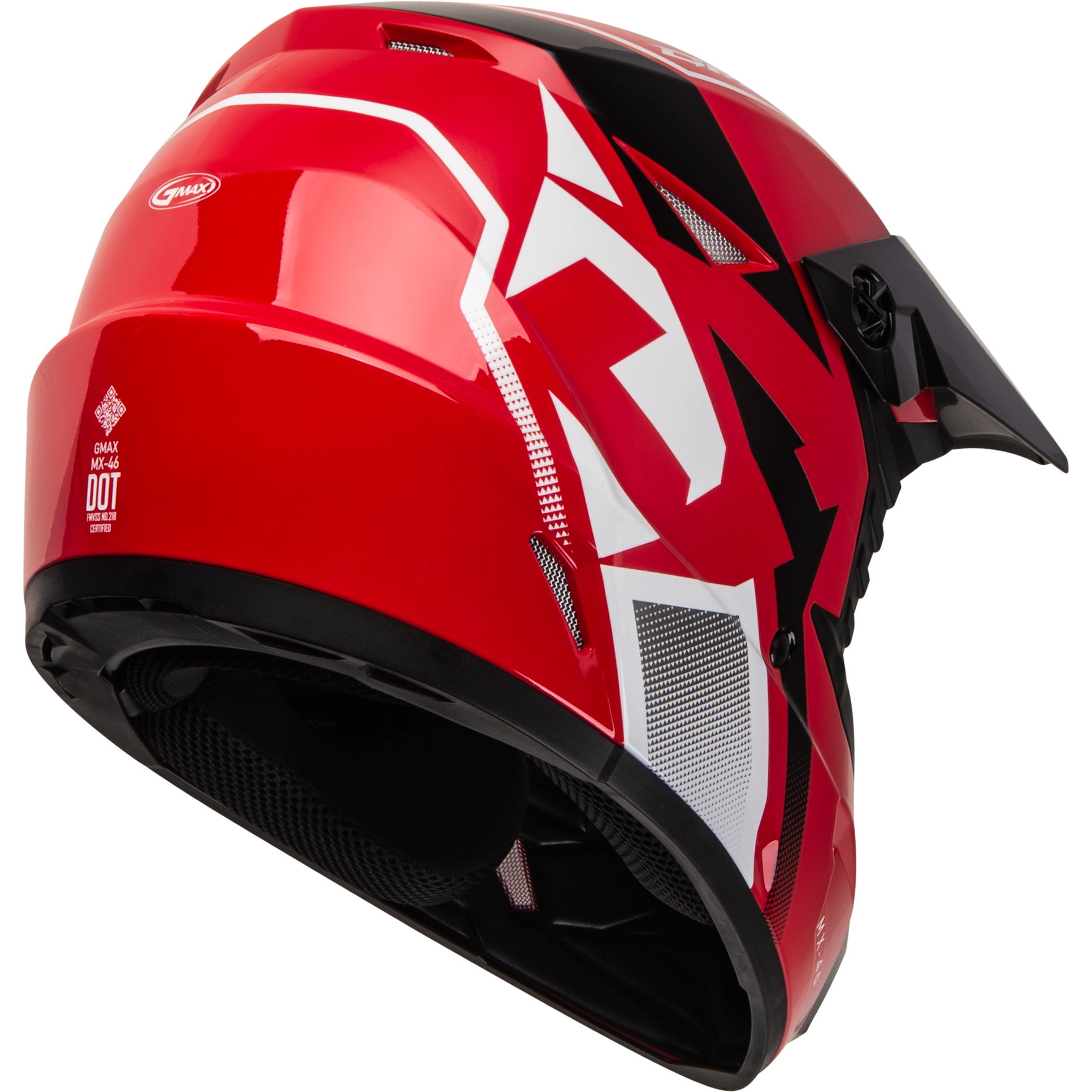 Mx 46 Compound Helmet Red/Black/White Yl
