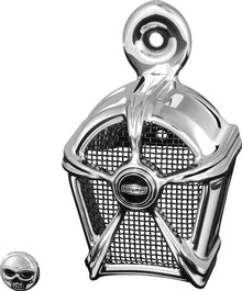 Kuryakyn Mach 2 Horn Cover Chrome With Black Mesh