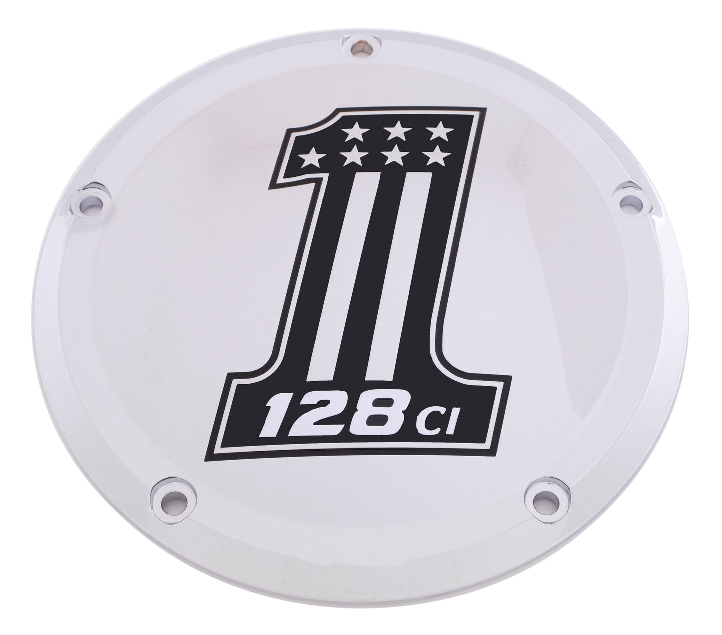 6   M8 Softail Derby Cover 128 Chrome