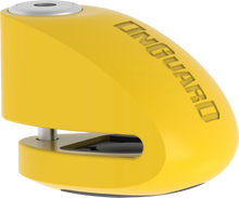 Smart Alarm Disc Lock Yellow 10mm Pin
