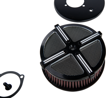 X Force Air Cleaner Kit Black/Raw