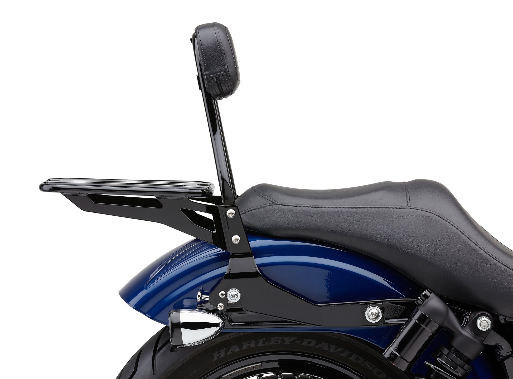 Detachable Backrest Round Black Dyna 06 17