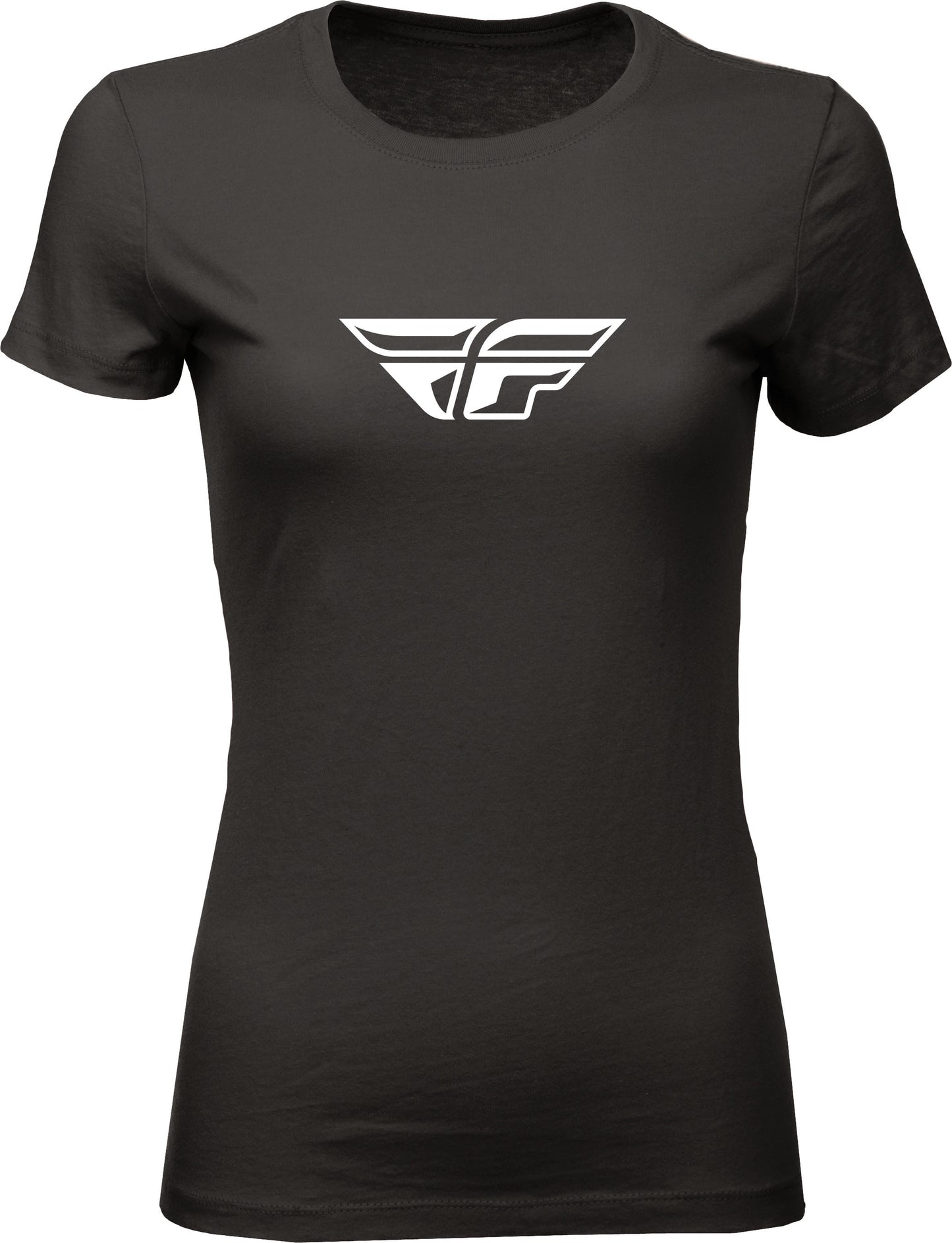 Women's Fly F Wing Tee Black 2x