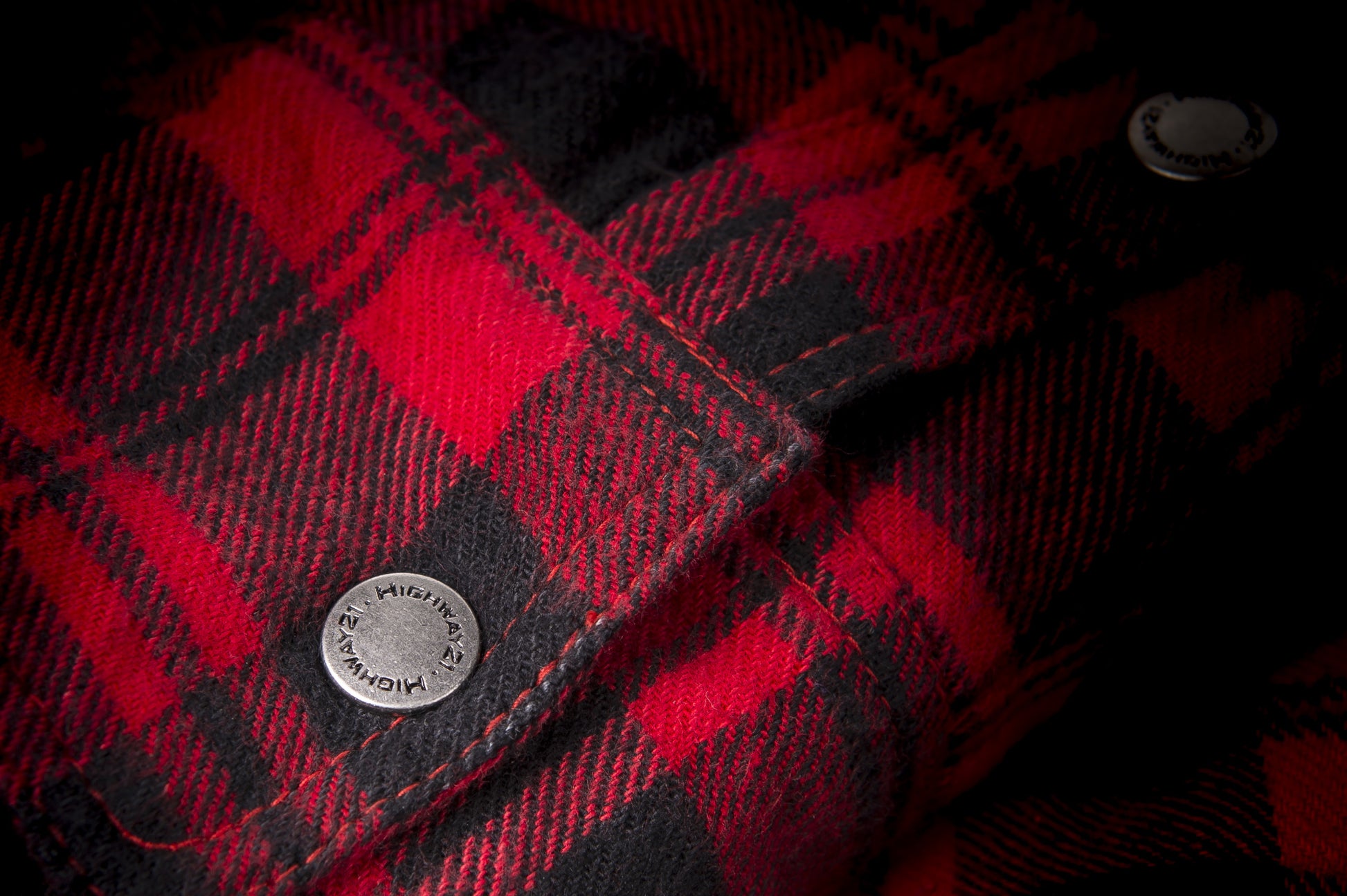 Marksman Flannel Black/Red 2x