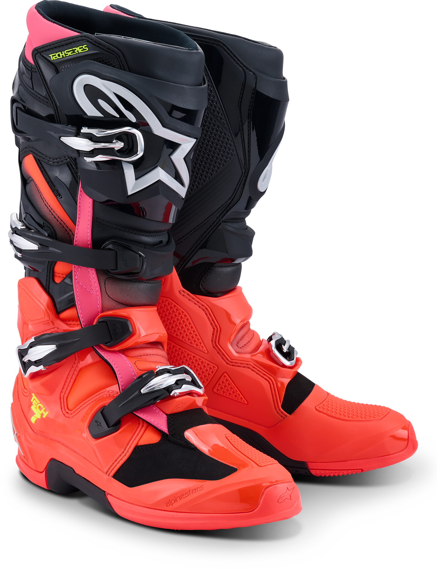 Tech 7 Black/Red Fluo/Pink Fluo 13