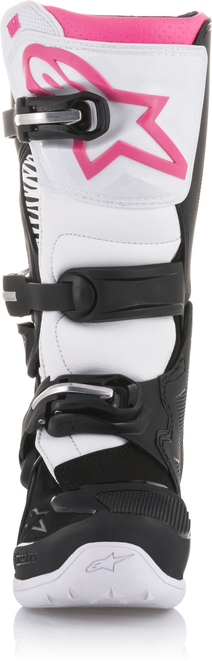 Tech 3 Stella Boots Black/White/Pink Sz 07