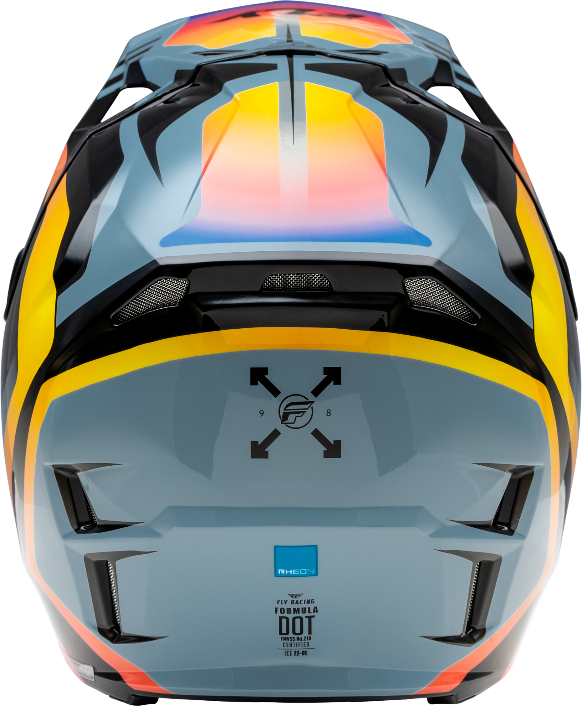 Formula Cp Krypton Helmet Grey/Black/Electric Fade 2x
