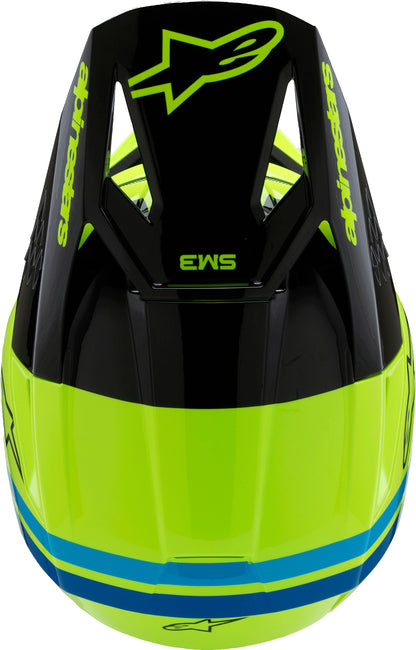 Sm3 Youth Radium Helmet Ylw Fluo/Blk/Blue Yl