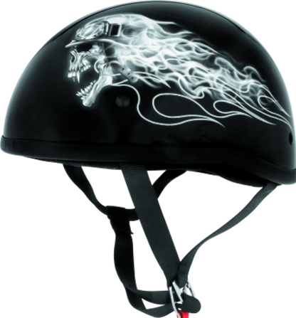 Skid Lids Traditional Helmet Flat Black - XL