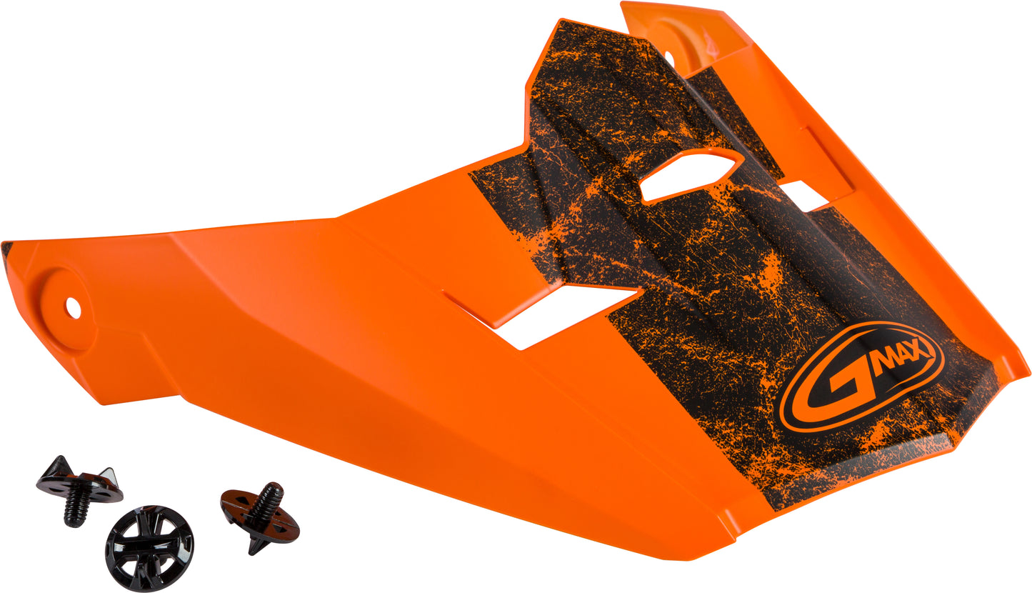 Visor W/Screws Dominant Mx 46 Matte Orange/Black Md 2x