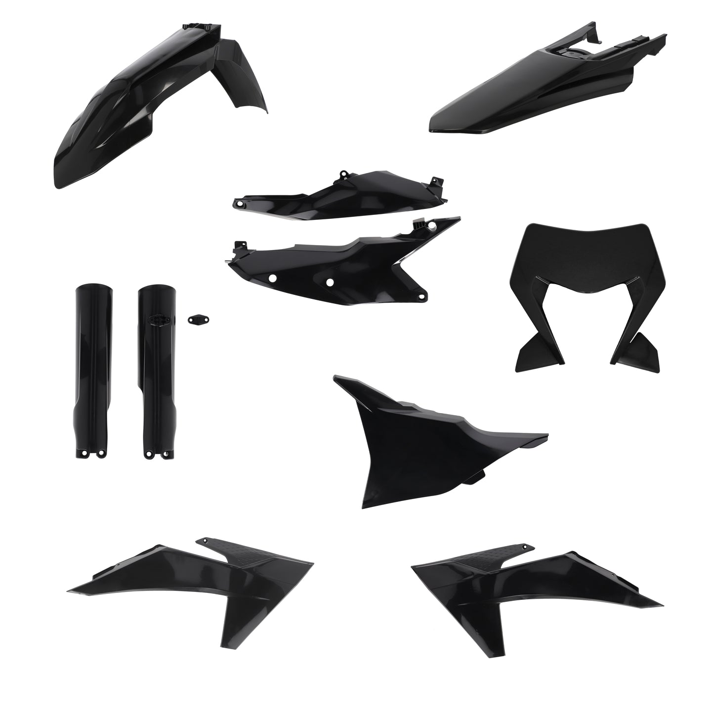 Plastic Kit  Full Ktm Black