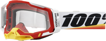 Racecraft 2 Goggle Arsham Red Clear Lens