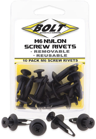 M6 Screw Rivet Kit 10/Pk
