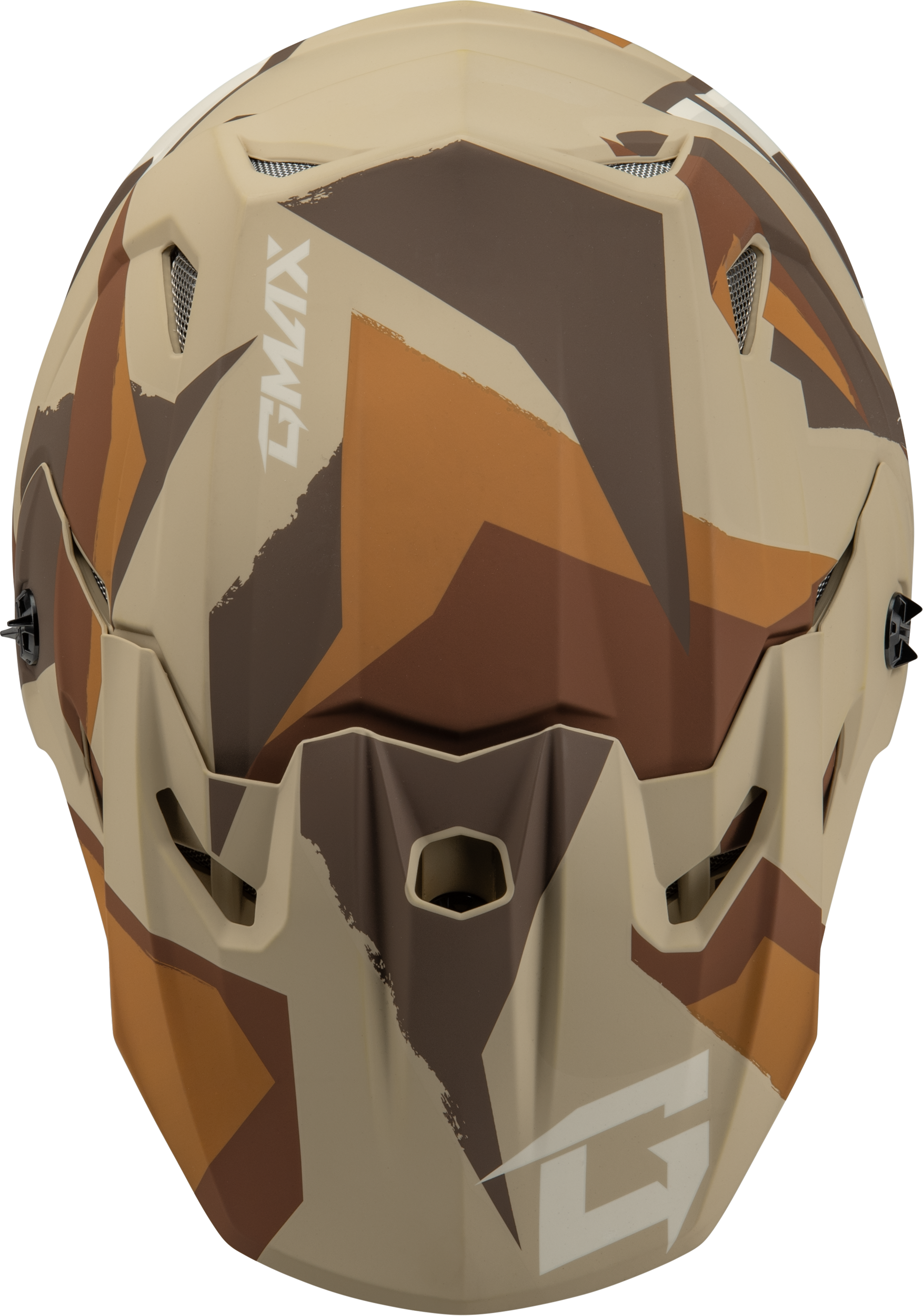 Mx 96 Splinter Helmet Matte Brown/Tan/White  2x