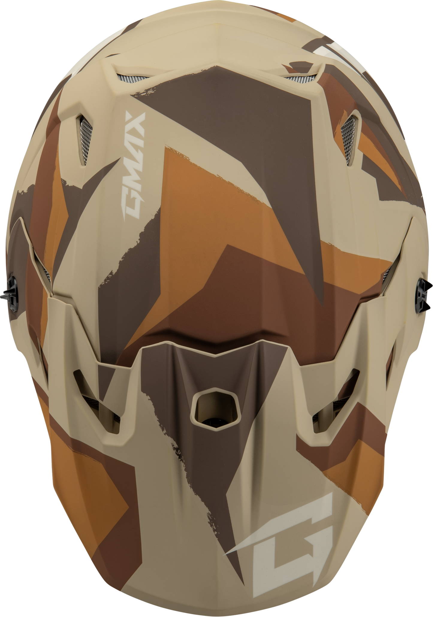 Mx 96 Splinter Helmet Matte Brown/Tan/White  Xs