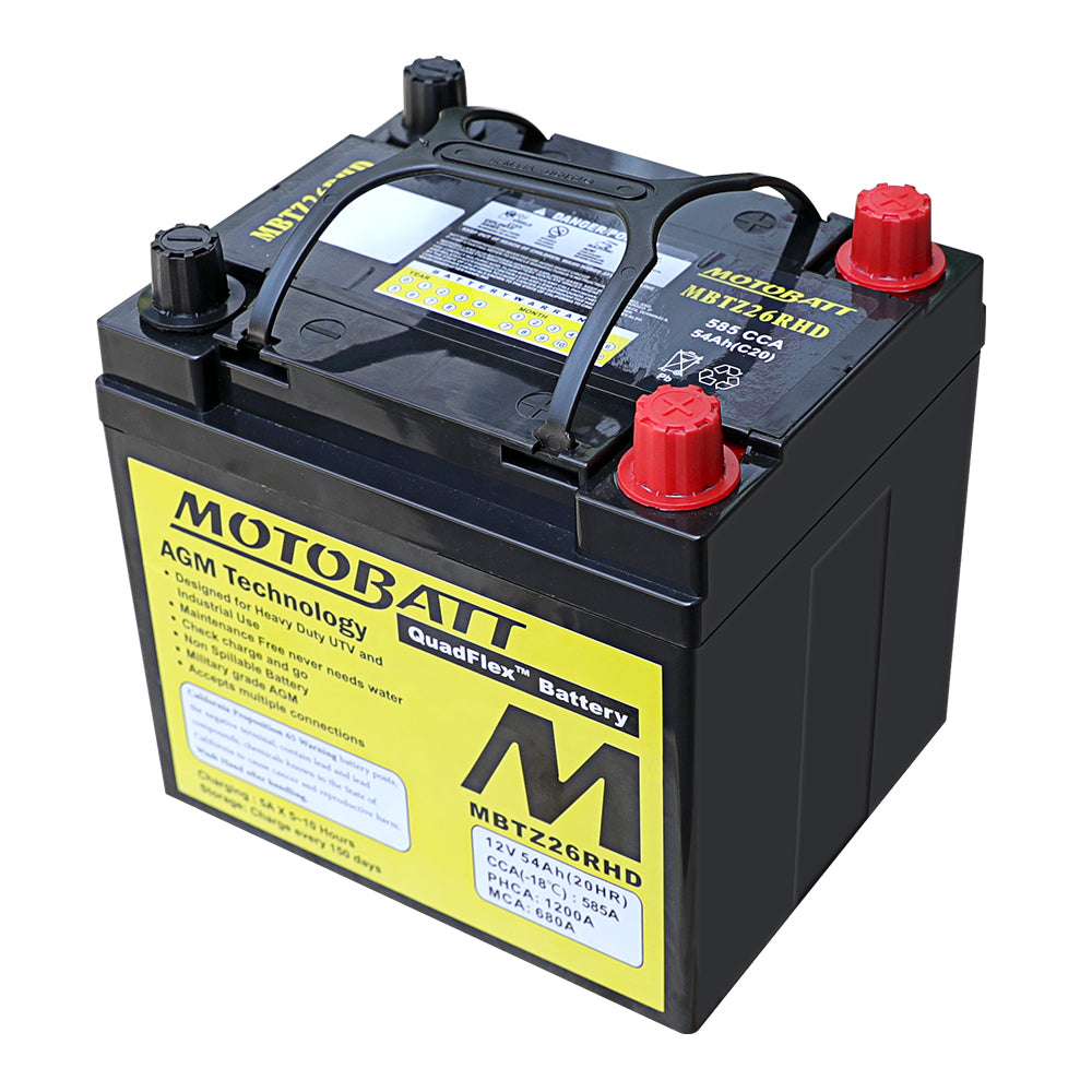 Battery Mbtz26rhd Sealed Factory Activated