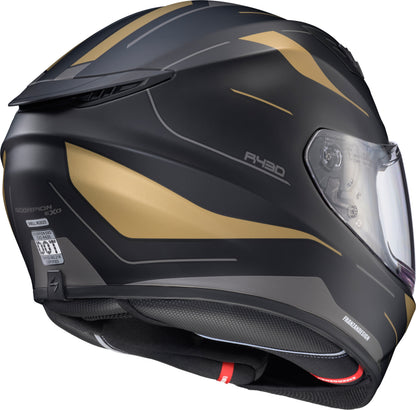 Exo R430 Full Face Helmet Cutlass Black/Gold Lg